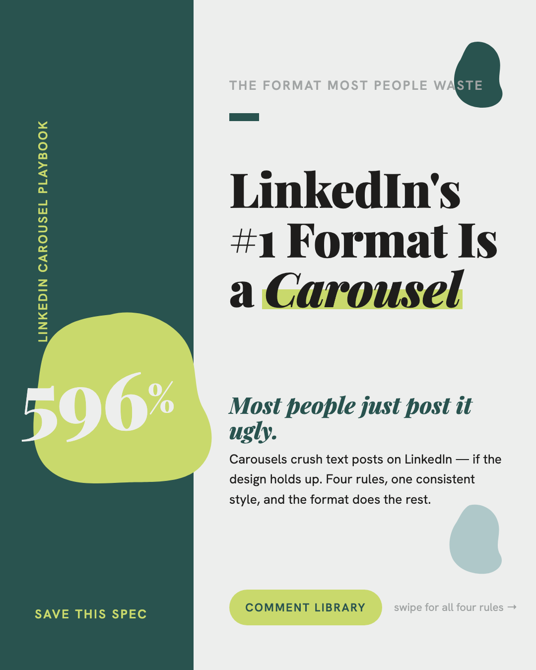 LinkedIn's #1 Format Is a Carousel preview
