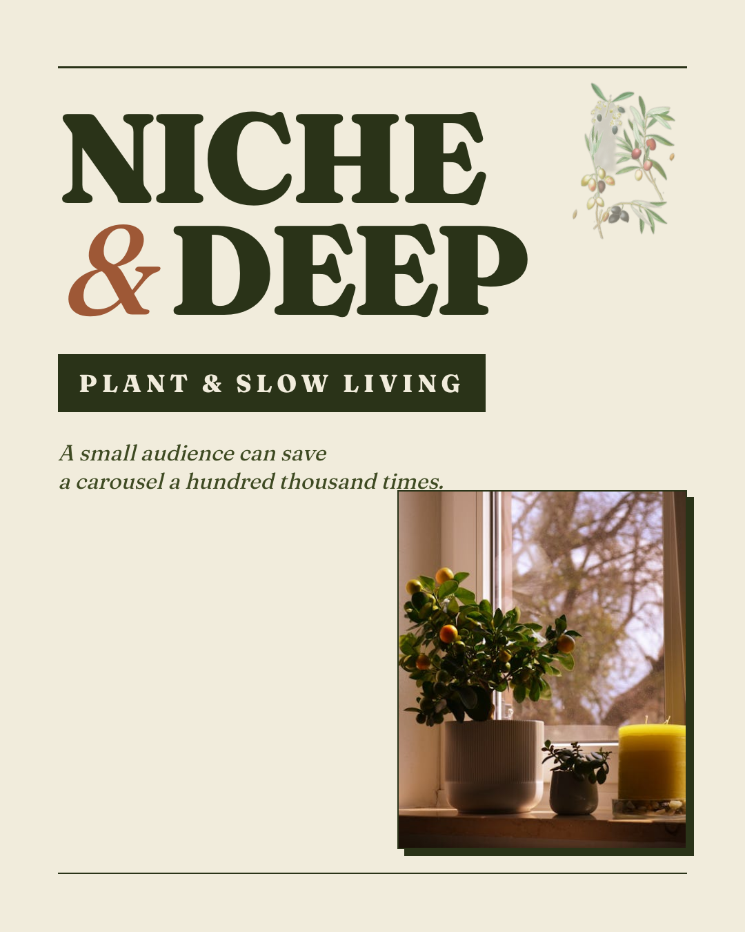 Earthy Botanical — Niche Plant