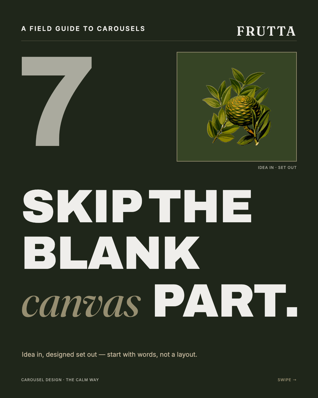 From a topic to a designed set preview