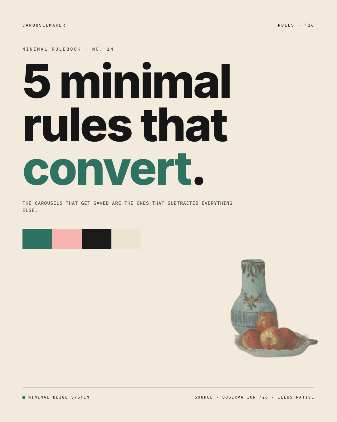 Minimal Beige — 5 Rules preview