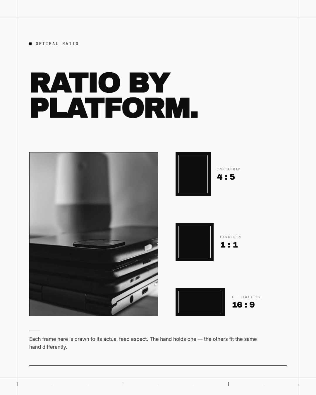 Mono BW Minimal — Platforms