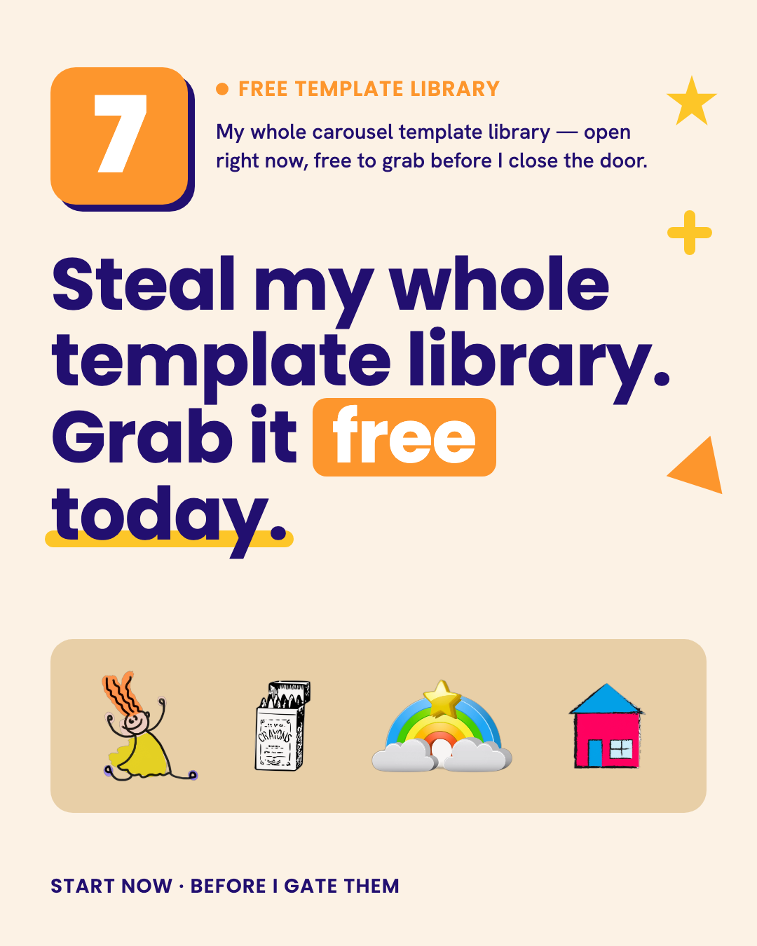 Steal My Free Carousel Templates preview